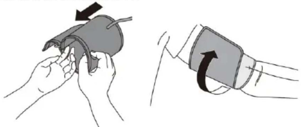 Huslog AOJ-30C - PREPARATION AND APPLYING THE ARM CUFF - 2