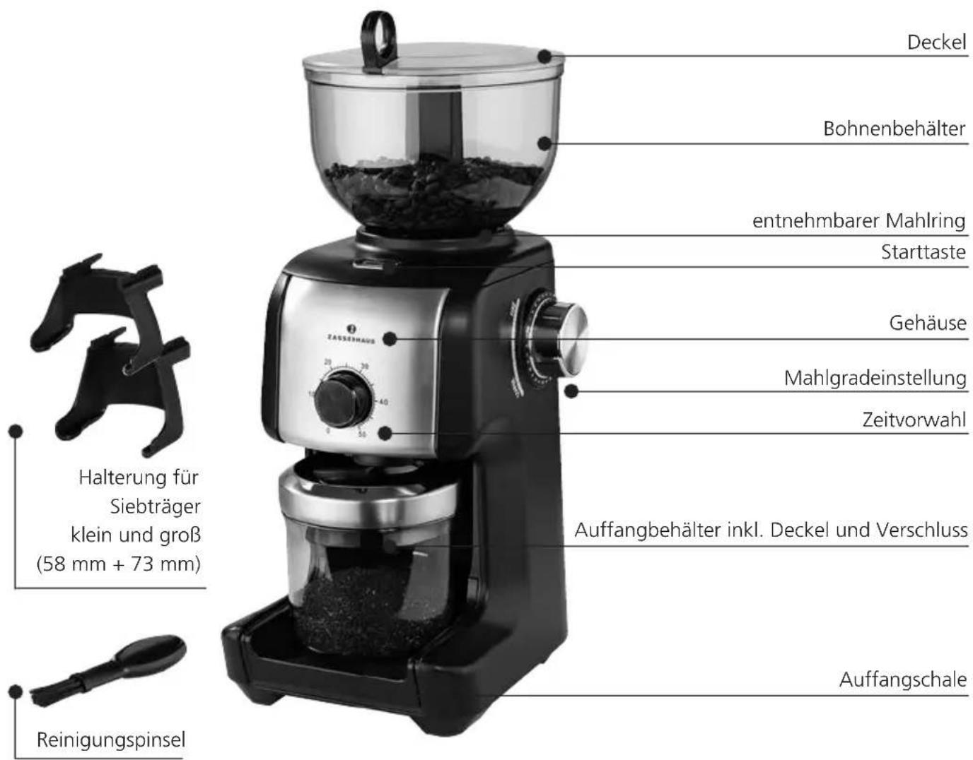 Zassenhaus Arabica 043020 - Wichtige Hinweise - 1