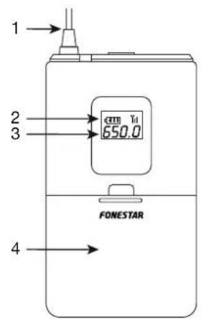 FoneStar MALIBU-315 - MICROFONE PORTÁTIL - 1