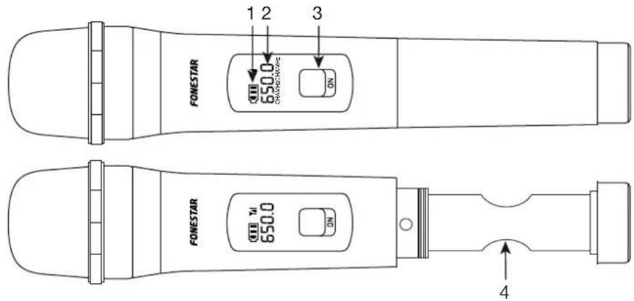 FoneStar MALIBU-315 - HAND-HELD MICROPHONE - 1