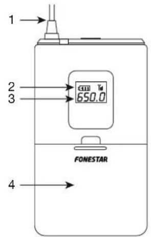 FoneStar MALIBU-315 - BELT-PACK MICROPHONE - 1