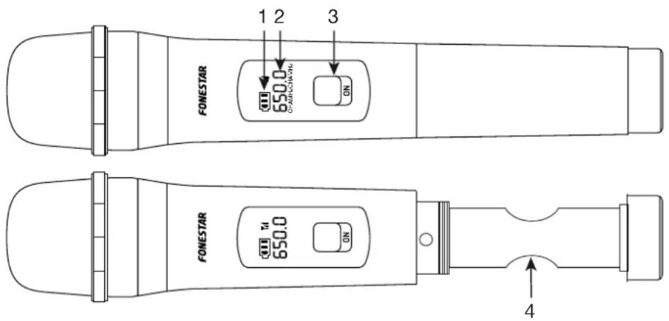 FoneStar MALIBU-315 - MICRÓFONO DE MANO - 1