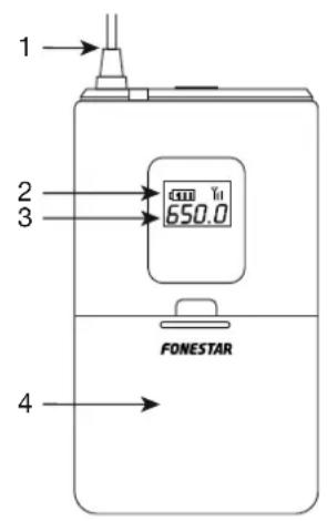 FoneStar MALIBU-315 - MICRÓFONO DE PETACA - 1