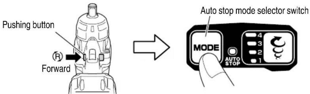 METABO WR 36DF - Auto stop mode - 1