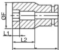 METABO WR 36DF - Long Socket - 8