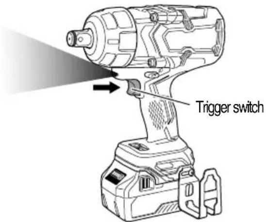 METABO WR 36DF - How to use the LED light - 1