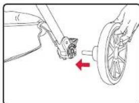 BRITAX B-Lively Double - Installing the Real Wheels - 1