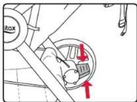 BRITAX B-Lively Double - Using the Parking Brake - 1