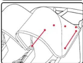 BRITAX B-Lively Double - como instalar las capotas - 4