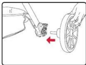 BRITAX B-Lively Double - Installer les roues arriere - 1