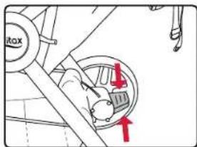 BRITAX B-Lively Double - Utilización del freeno - 1