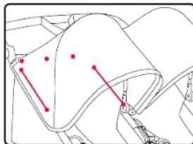 BRITAX B-Lively Double Adapter - Retrait de l'adaptateur et de la barre de bras de la pousette - 6
