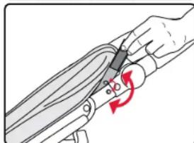 BRITAX B-Lively Double Adapter - Extracción del ICSA y la barra de brazo del cochecito - 4