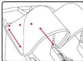 BRITAX B-Lively Double Adapter - Removing ICSA and Arm Bar from Stroller - 6
