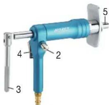 Hazet 4970P-1/4 - Work instruction for calliper systems with locking device for hand brakes - 4