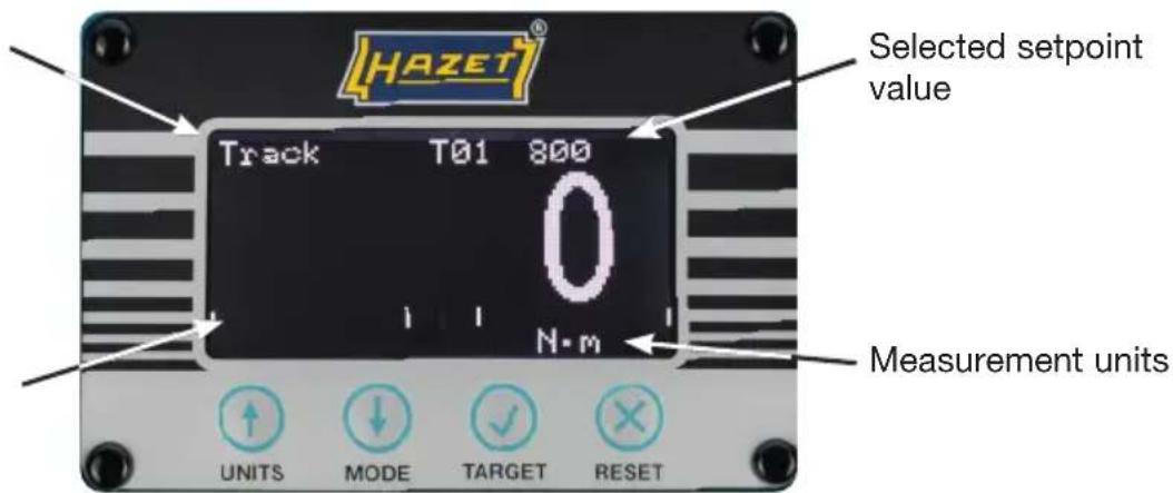 Hazet 7903E - Measurement screen - 1