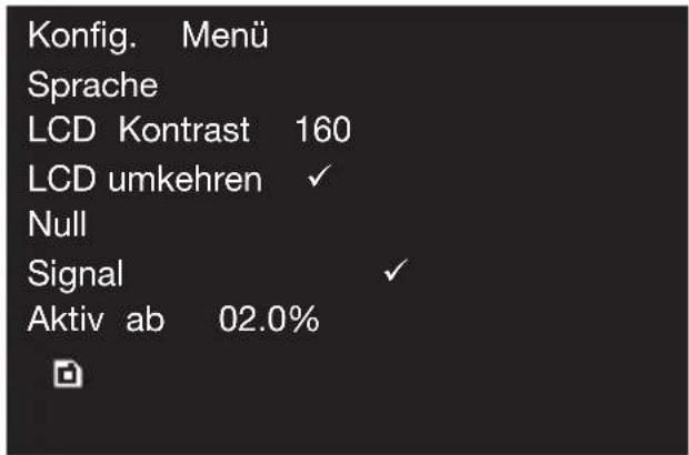 Hazet 7903E - Konfiguration Menü - 1