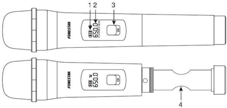 FoneStar MALIBU-308 - MICRÓFONO DE MANO - 1