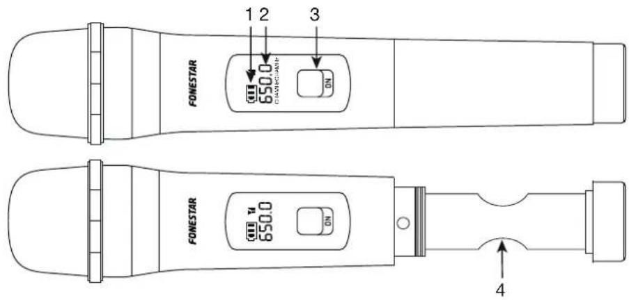 FoneStar MALIBU-308 - MICROFONE DE MÃO - 1