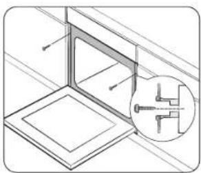 SAMSUNG NV7B6795JDK - Montaje del horno - 3