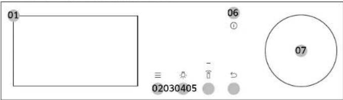 SAMSUNG NV7B6795JDK - Tableau de commande - 1