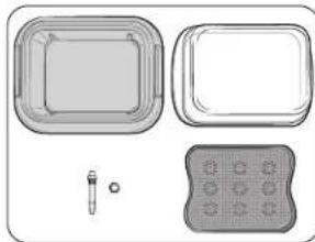 SAMSUNG NV7B6795JDK - Samenstellen van de stoomcontainer (alleen bepaalde modellen) - 1