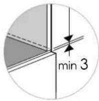 Fulgor Milano FCMO 7510 TEM - CUTOUT &amp; DIMENSIONS 60 cm - 3