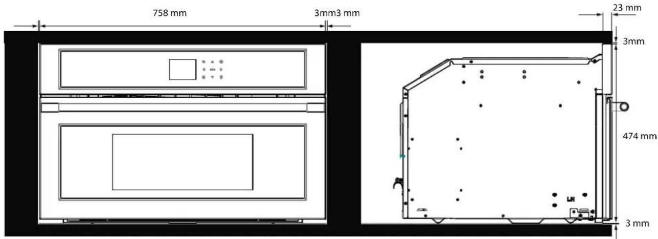 Fulgor Milano FCMO 7510 TEM - INSTALACIÓN EMPOTRADA - 2