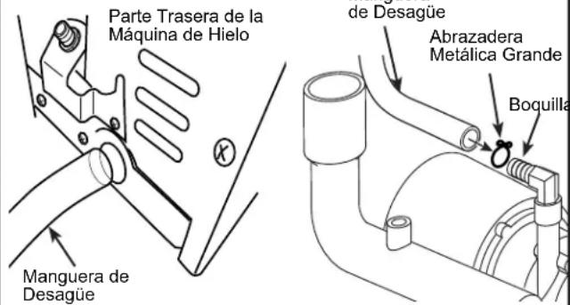 Monogram UCC15NPRII - CONECTE LA BOMBA DE DESAGÜE A LA MÁQUINA DE HIELO (Cont.) Ensamble del - 4