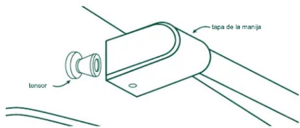 Monogram UCC15NPRII - INSTRUCCIONES PARA INVERTIR LA POSICIÓN DE LA MANIJA - 2