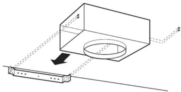 Monogram UVW7361SWSS - ÉTAPE 3 : INSTALLATION DU SUPPORT DE CONDUIT ET DU DÉFLECTEUR - 2