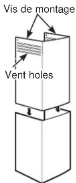 Vis de montage Vent holes