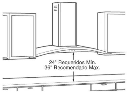 Monogram UVW7361SWSS - ESPACIO DE INSTALACIÓN - 1