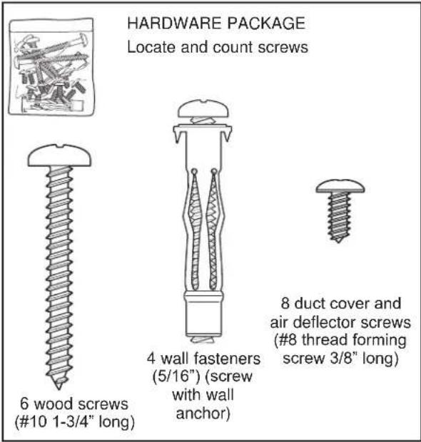 Monogram UVW7361SWSS - CHECK INSTALLATION HARDWARE - 1
