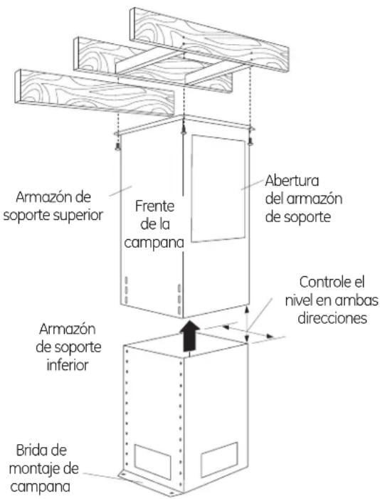 Monogram ZV850SPSS - INSTALE EL ARMAZÓN DE SOPORTE SUPERIOR - 1