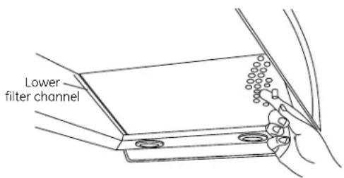 Monogram ZV850SPSS - Install grease filters - 1