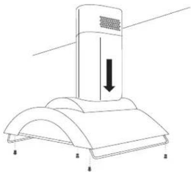Monogram ZV850SPSS - SLIDE DUCT COVER DOWN, INSTALL SIDE UTENSIL RODS - 1
