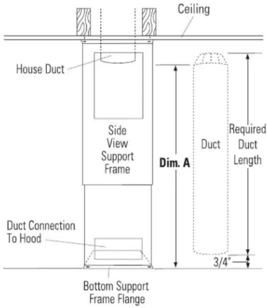 Monogram ZV850SPSS - SIZE AND INSTALL DUCTWORK - 1