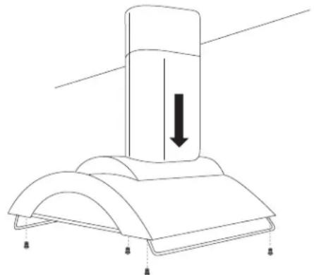 Monogram ZV850SPSS - SLIDE DUCT COVER DOWN, INSTALL SIDE UTENSIL RODS - 1