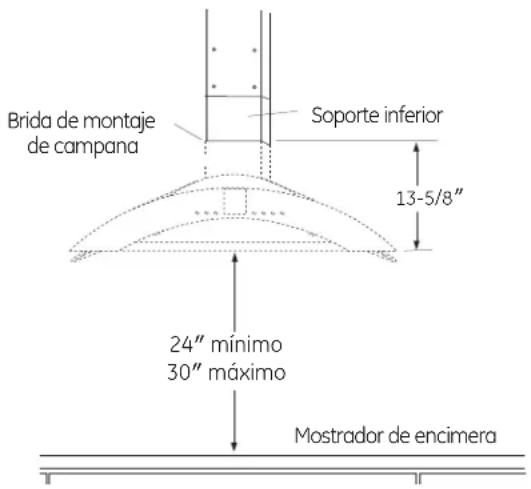 Monogram ZV850SPSS - INSTALE EL ARMAZÓN DE SOPORTE INFERIOR - 1