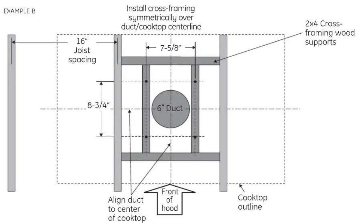 Monogram ZV850SPSS - Ceiling Support Structure - 2