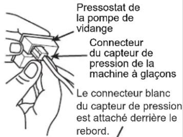 Monogram UNC15NPWII - RACCORDER LA POMPE DE VIDANGE À LA MACHINE À GLAÇONS (suite) - 1