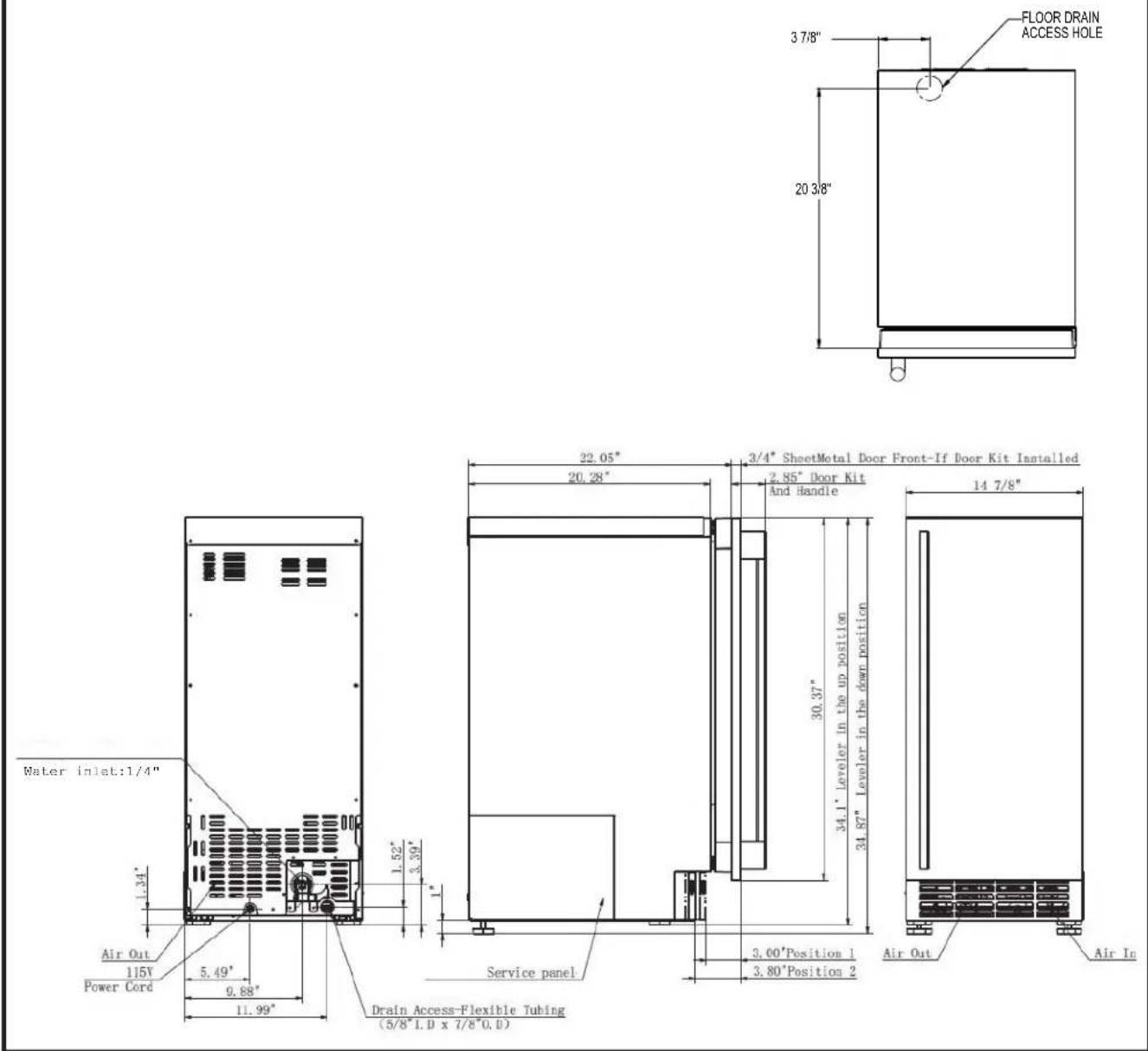 Monogram UNC15NPWII - Notes d'installation - 1