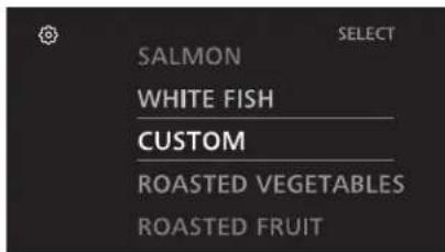 SALMON WHITE FISH CUSTOM ROASTED VEGETABLES ROASTED FRUIT SELECT
