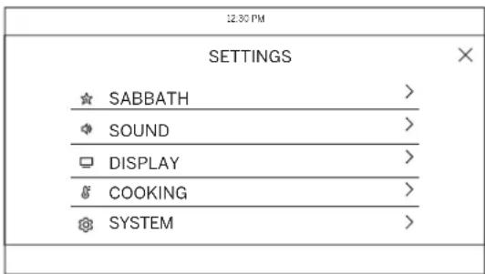 Monogram ZTS90DSSNSS - SETTINGS - 2