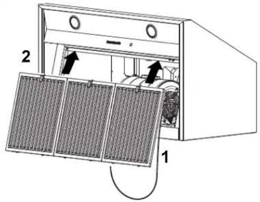 Monogram UVW93042PSS - INSTALL GREASE TRAYS AND FILTERS - 1