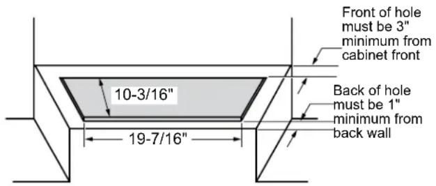 Monogram UVC7300SLSS - Custom Cabinet Frame Planning - 1