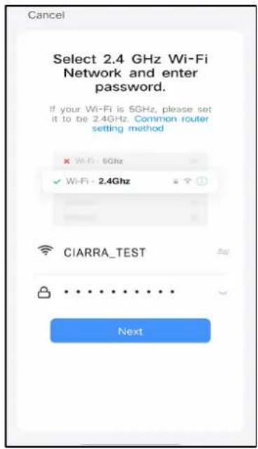 CIARRA CBCB4850 - Connexion de la hotte et l'APP Smart Life - 4