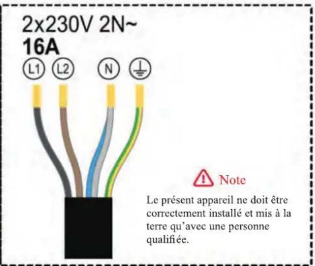 CIARRA CBBIH3B - Connexion de la plaque de cuisson au réseau - 2