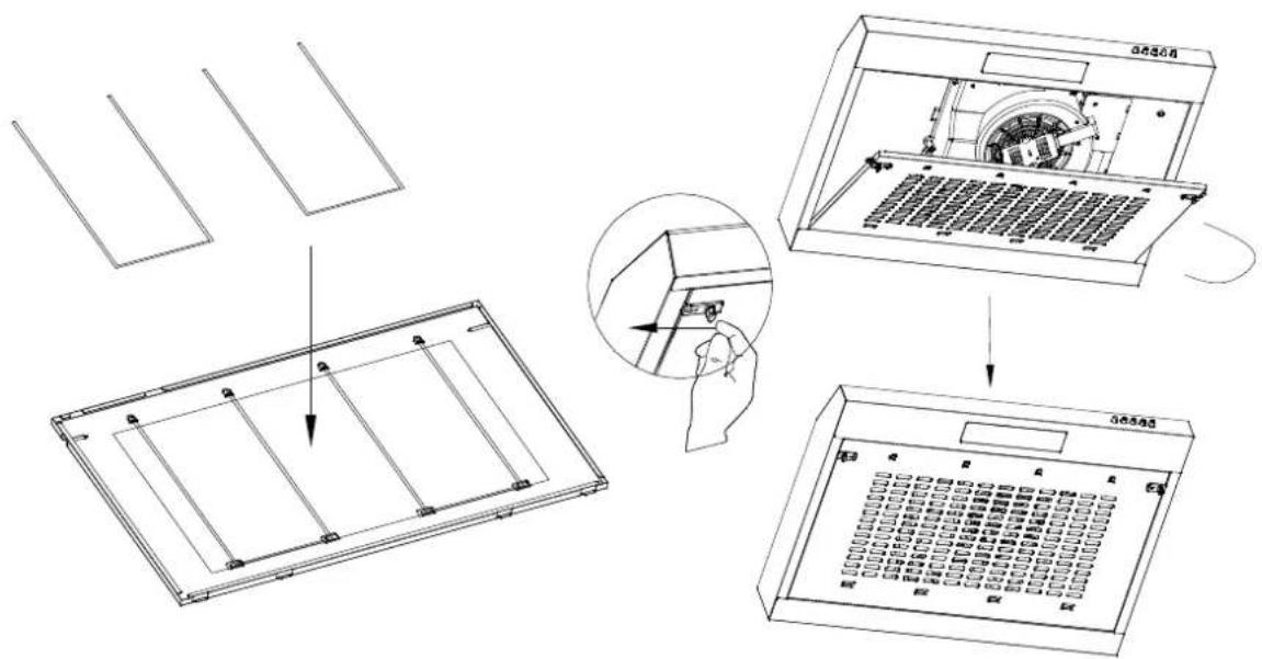 CIARRA CBCS6903 - Kohlefilter montieren (Recycling): - 3